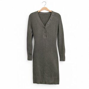 YES LOLA | NWT | Sage Green Ribbed Sweater Dress - Women's XS